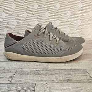 Olukai Men's Moku Pae Sneaker Gray Size 12M